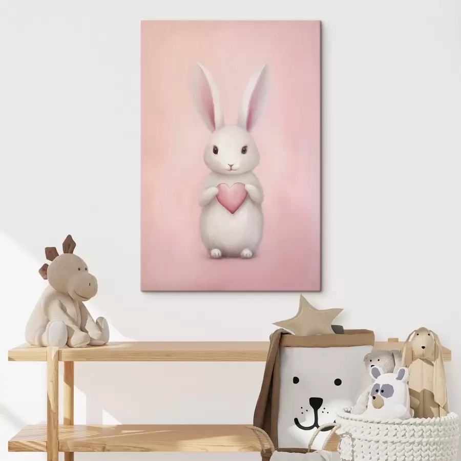  Peintures Lapin avec un cœur s47146