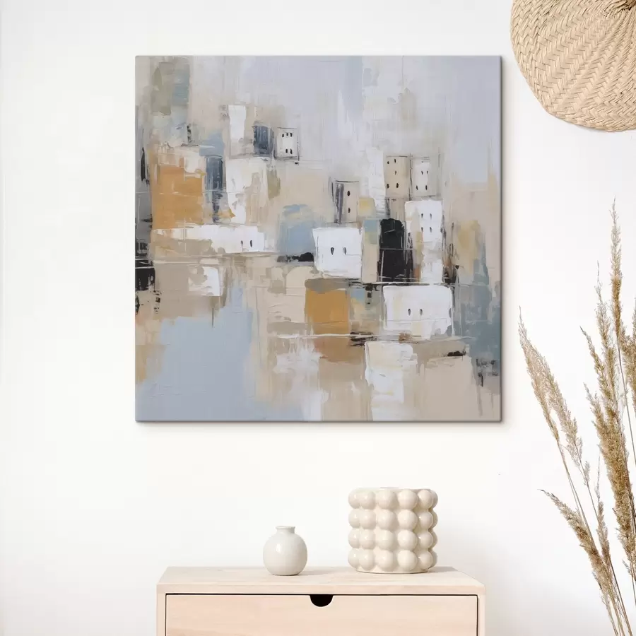  Peintures Imitation abstraite d'une ville dans la peinture s47242