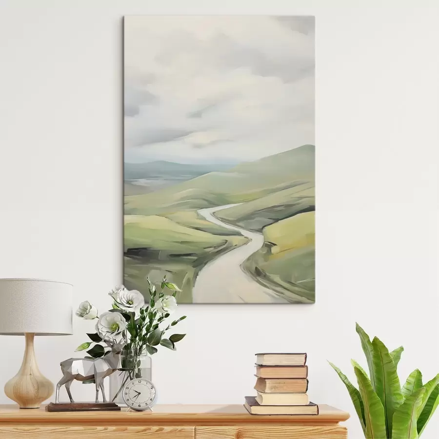  Peintures Route dans le champ s47244