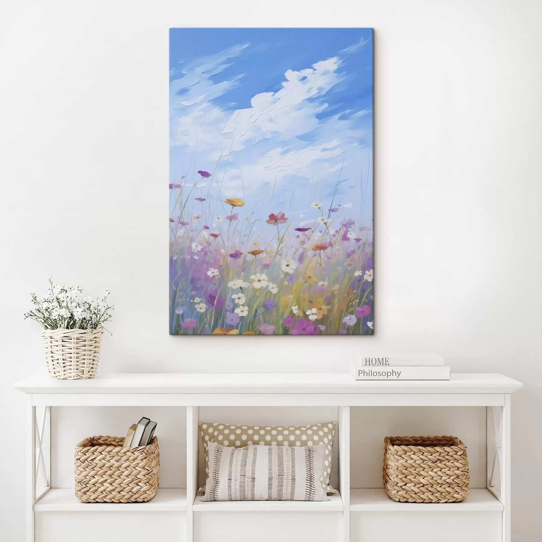  Peintures Peinture imitation fleurs sauvages s47245