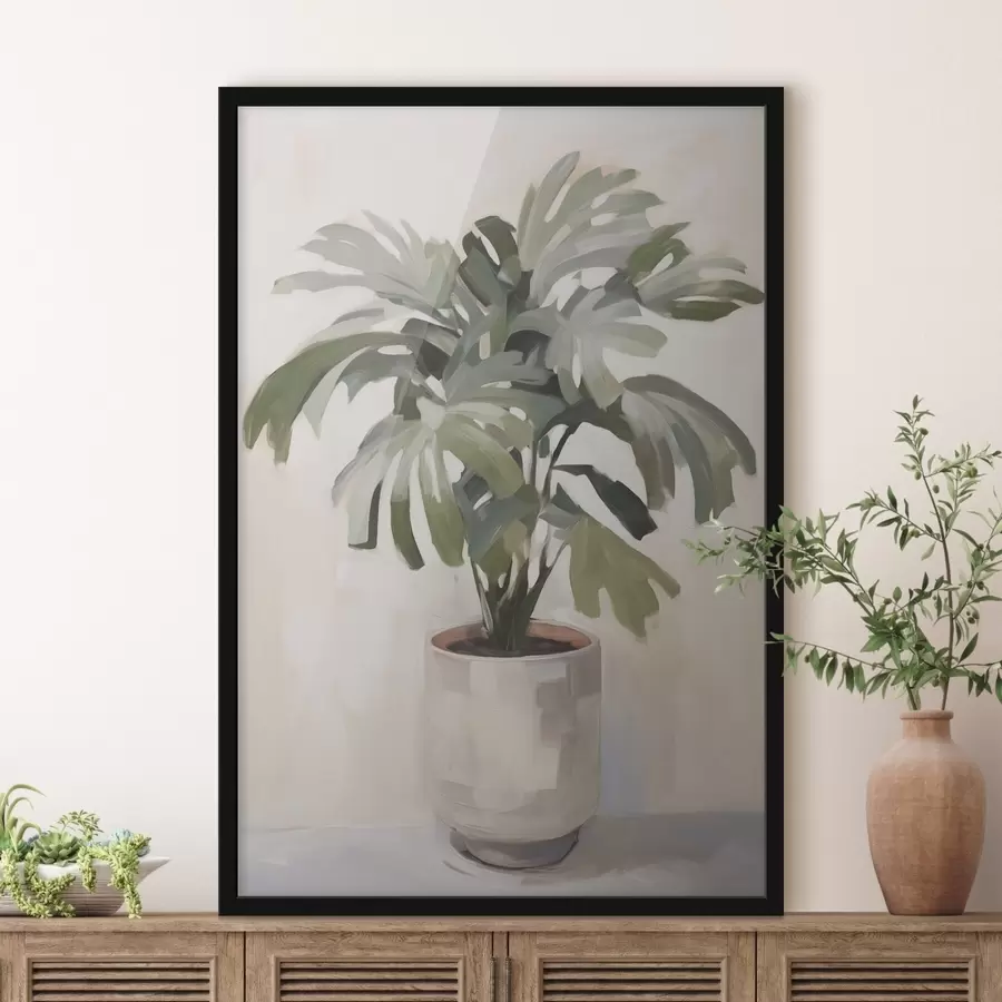 Papier peint photo Une plante dans un pot f47239