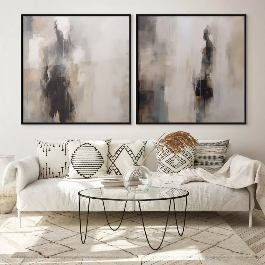 Papier peint photo Figures humaines abstraites dans l'ombre d00860