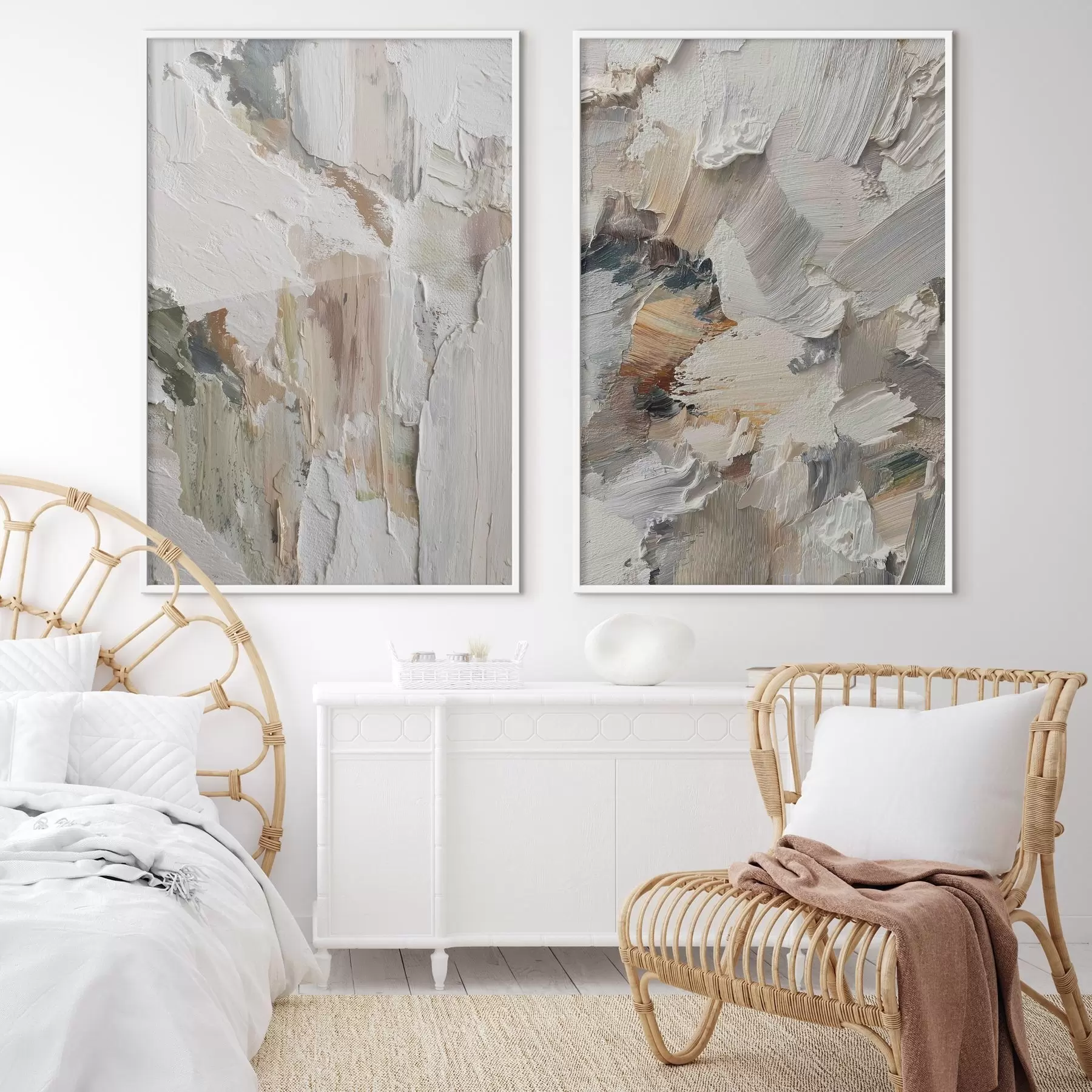 Papier peint photo Texture abstraite en impasto d00916