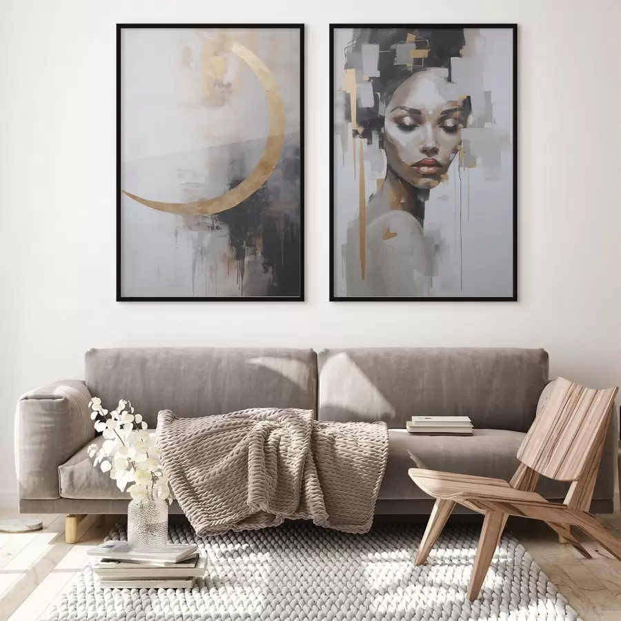 Papier peint photo Abstraction imitation de la peinture d00998