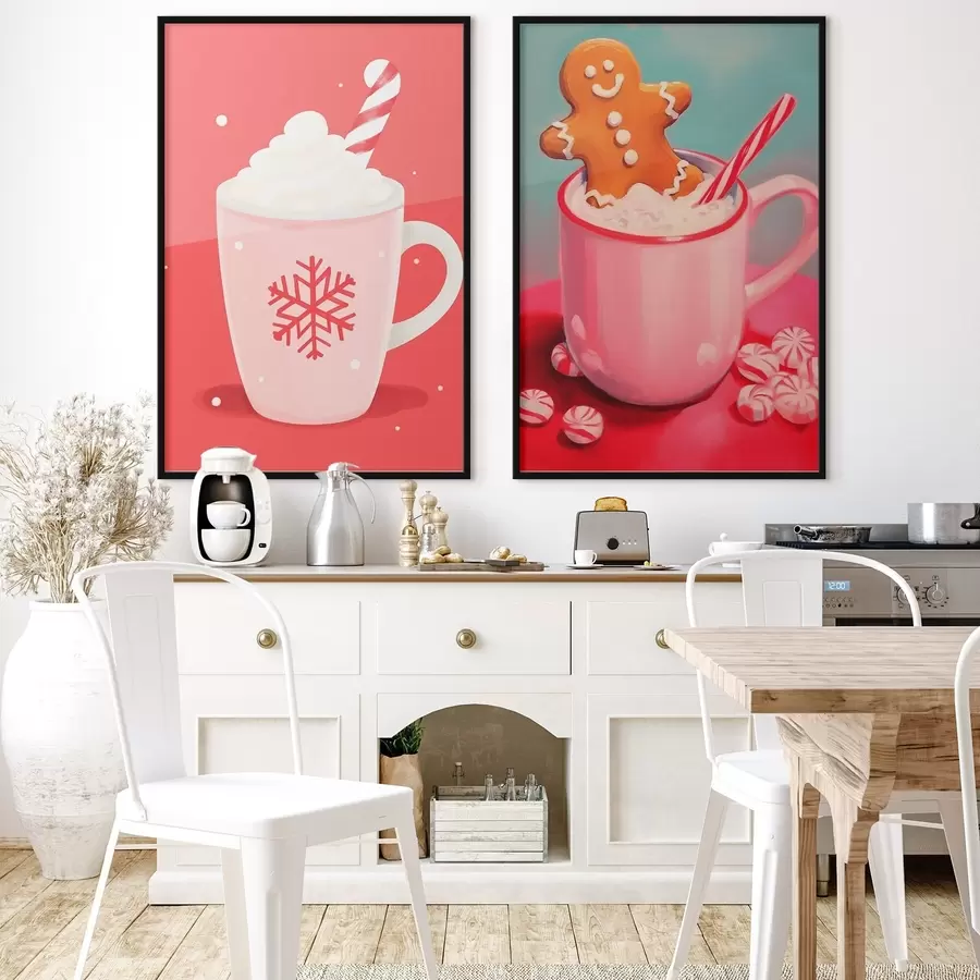 Papier peint photo ambiance de Noël d00977