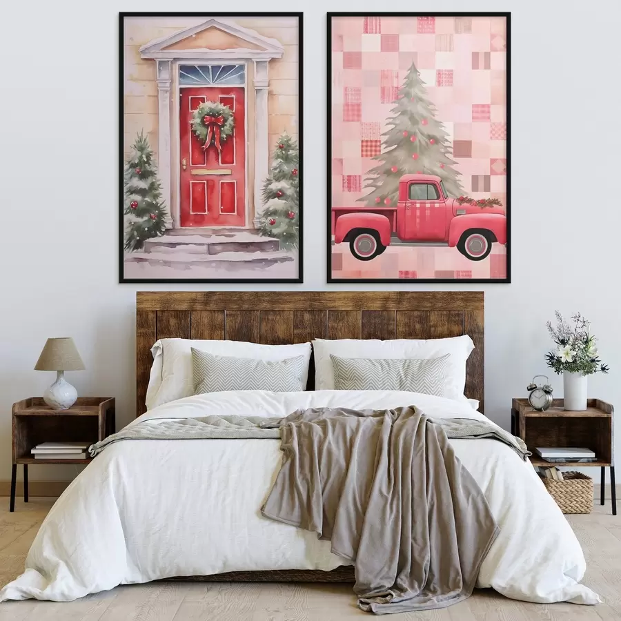 Papier peint photo ambiance de Noël d00978