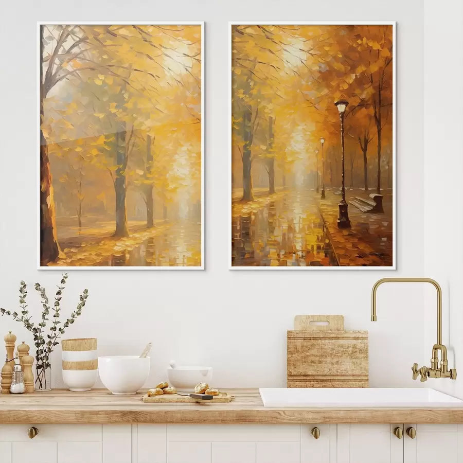 Papier peint photo L'automne dans le parc d01052