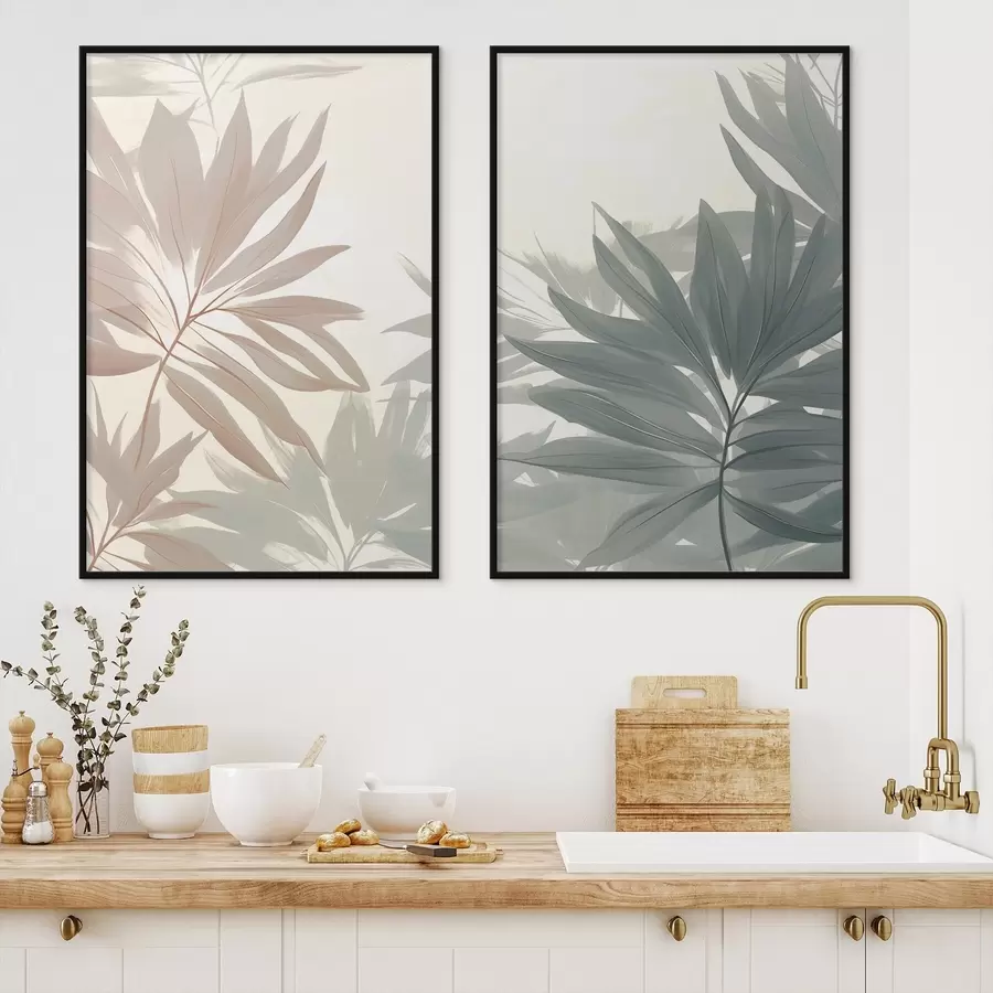 Papier peint photo Feuilles tropicales d01060