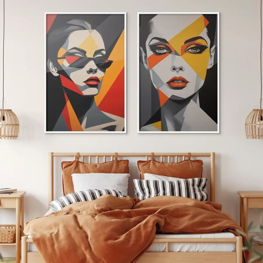 Papier peint photo Portraits abstraits d01077