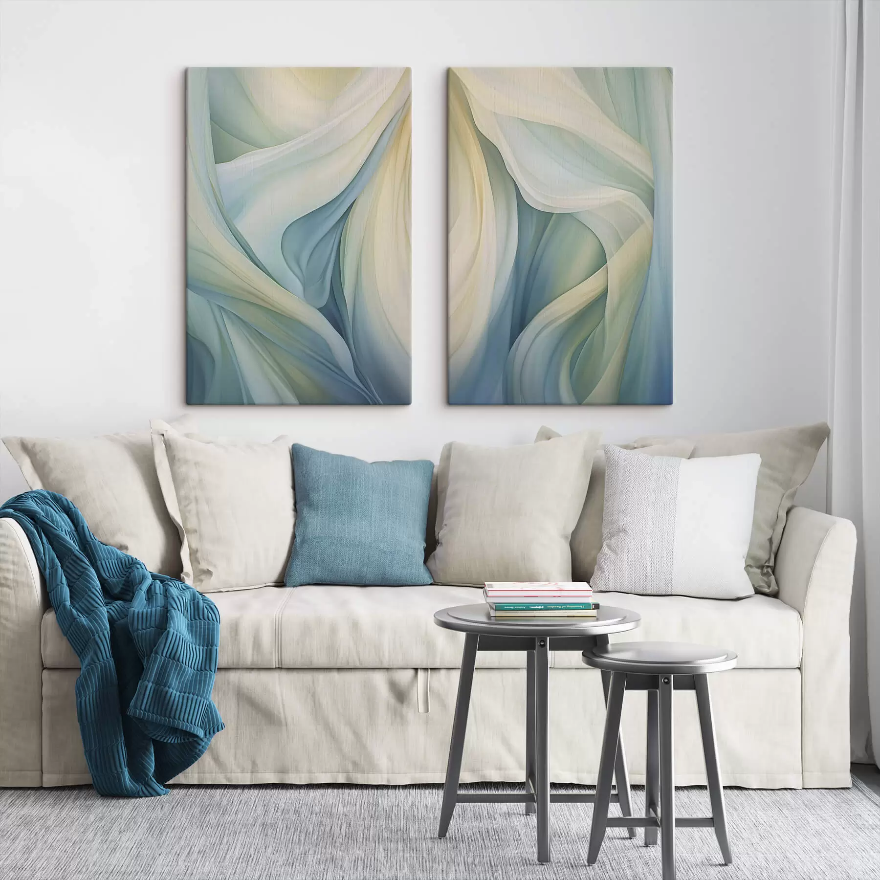  Peintures Vagues abstraites m01130
