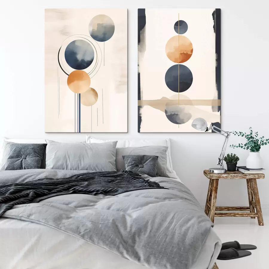  Peintures Sphères abstraites m01133