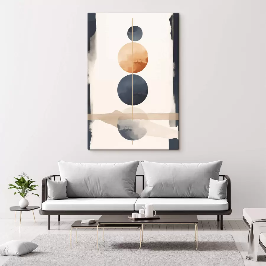  Peintures Abstraction avec des sphères s47101