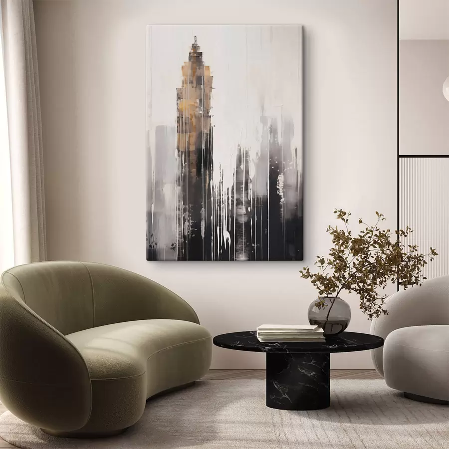  Peintures Gratte-ciel abstrait s47254