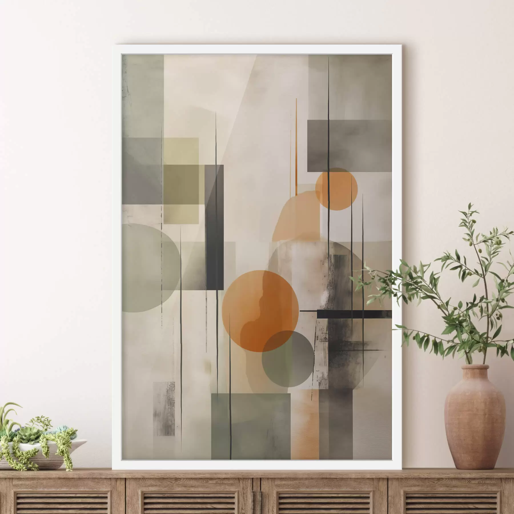 Papier peint photo Abstraction géométrique f47098