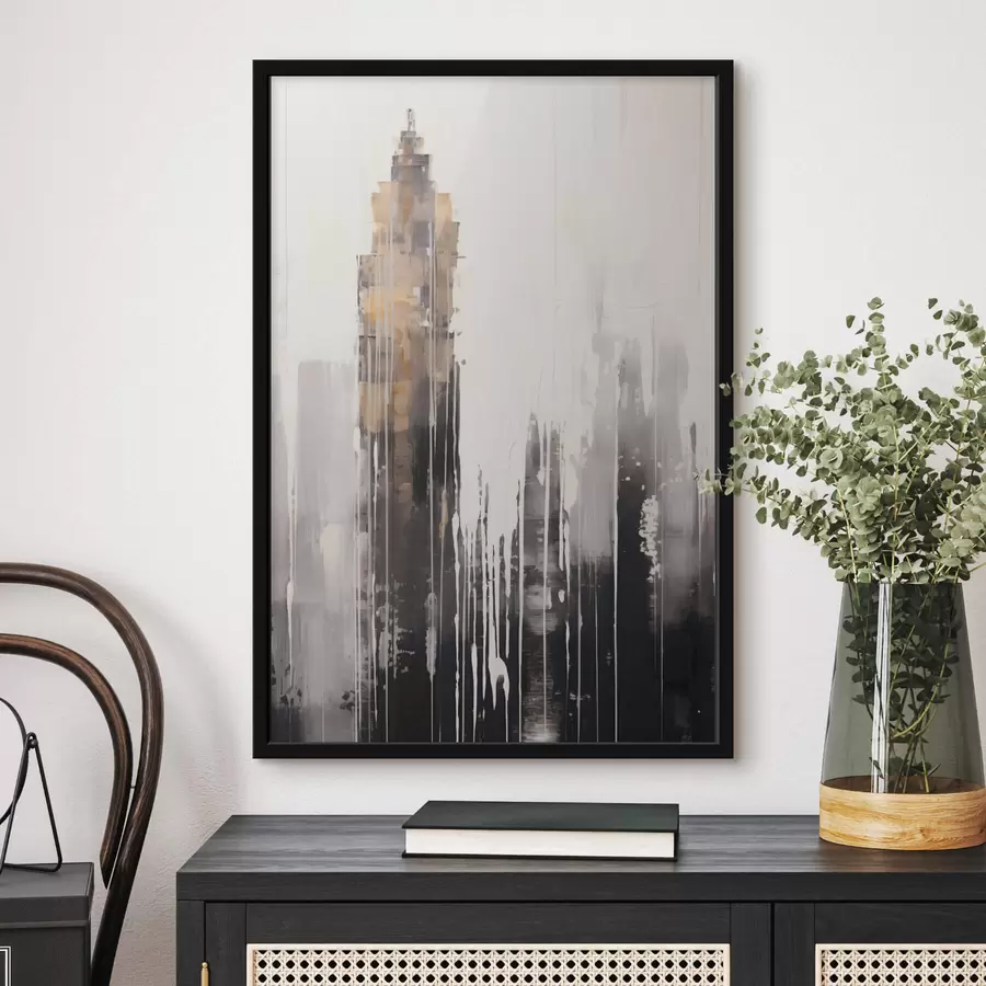 Papier peint photo Gratte-ciel abstrait f47254