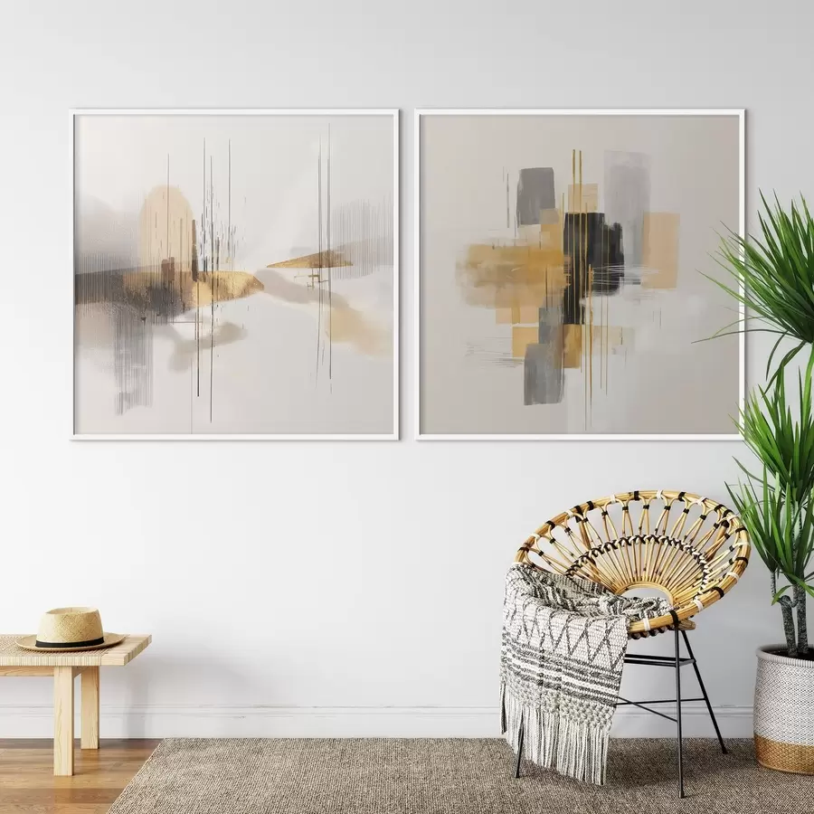 Papier peint photo Composition artistique avec éléments graphiques d00740