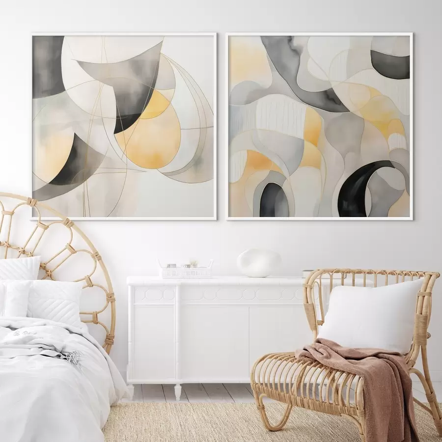 Papier peint photo Abstraction organique dans un style moderne d00902