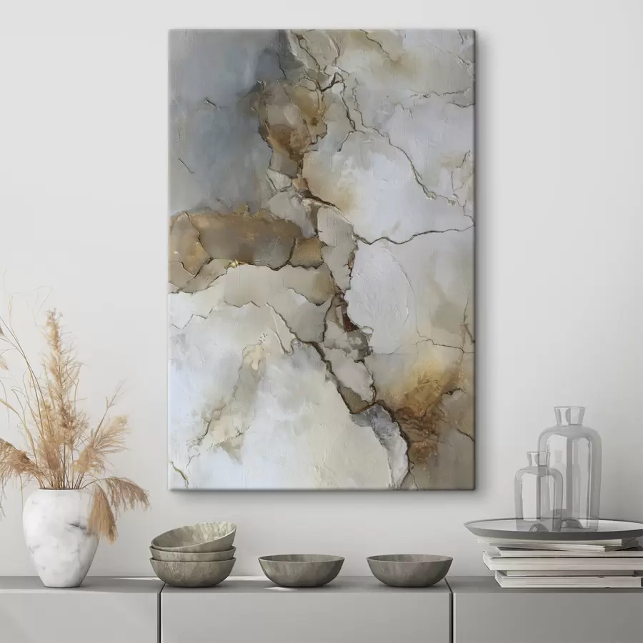  Peintures imitation de texture abstraite avec des fissures s47117