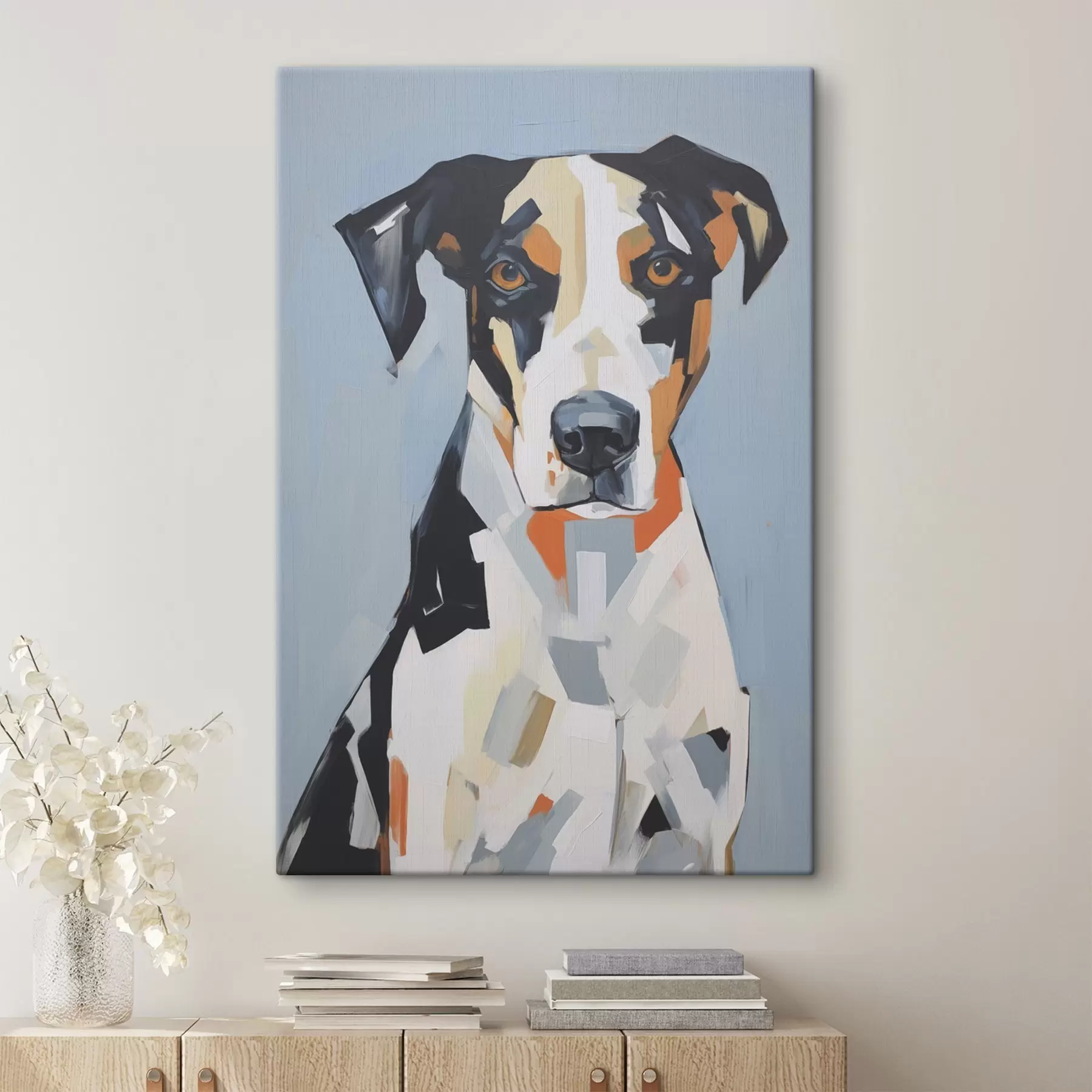  Peintures Portrait abstrait d'un chien s47404