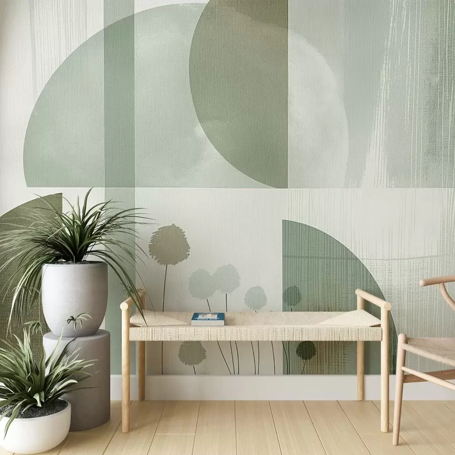 Papier peint photo Fleurs et texture w09627v2