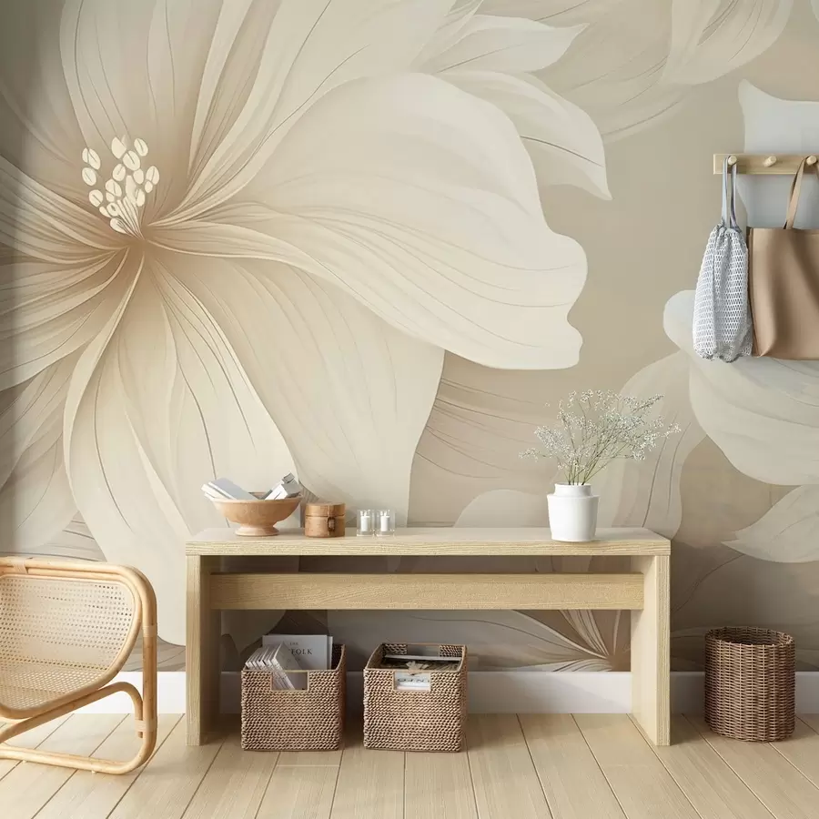 Fotobehang Fantasiebloemen w04989