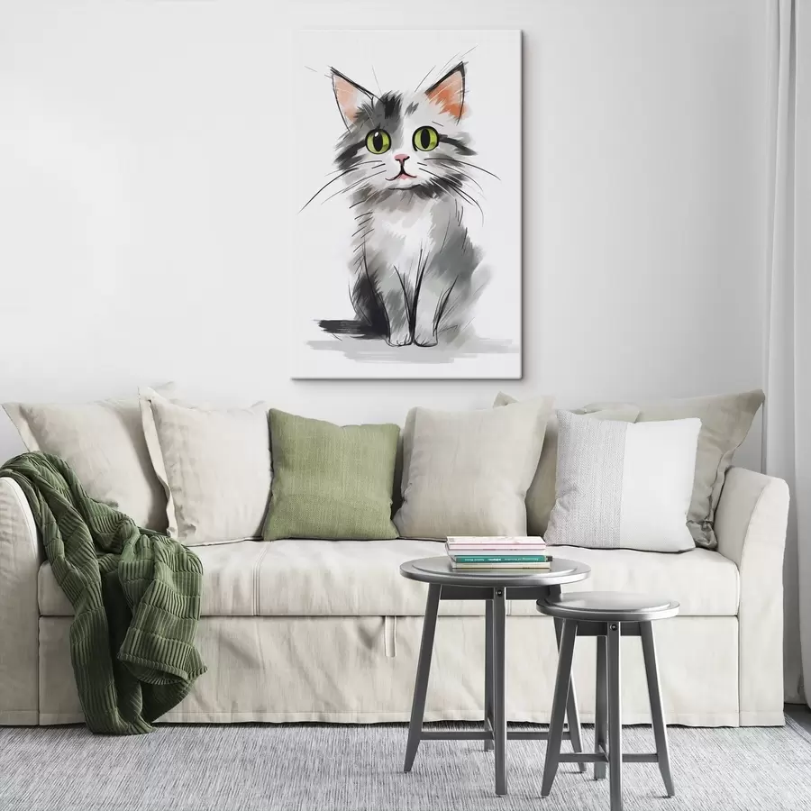  Peintures Chaton mignon s47487