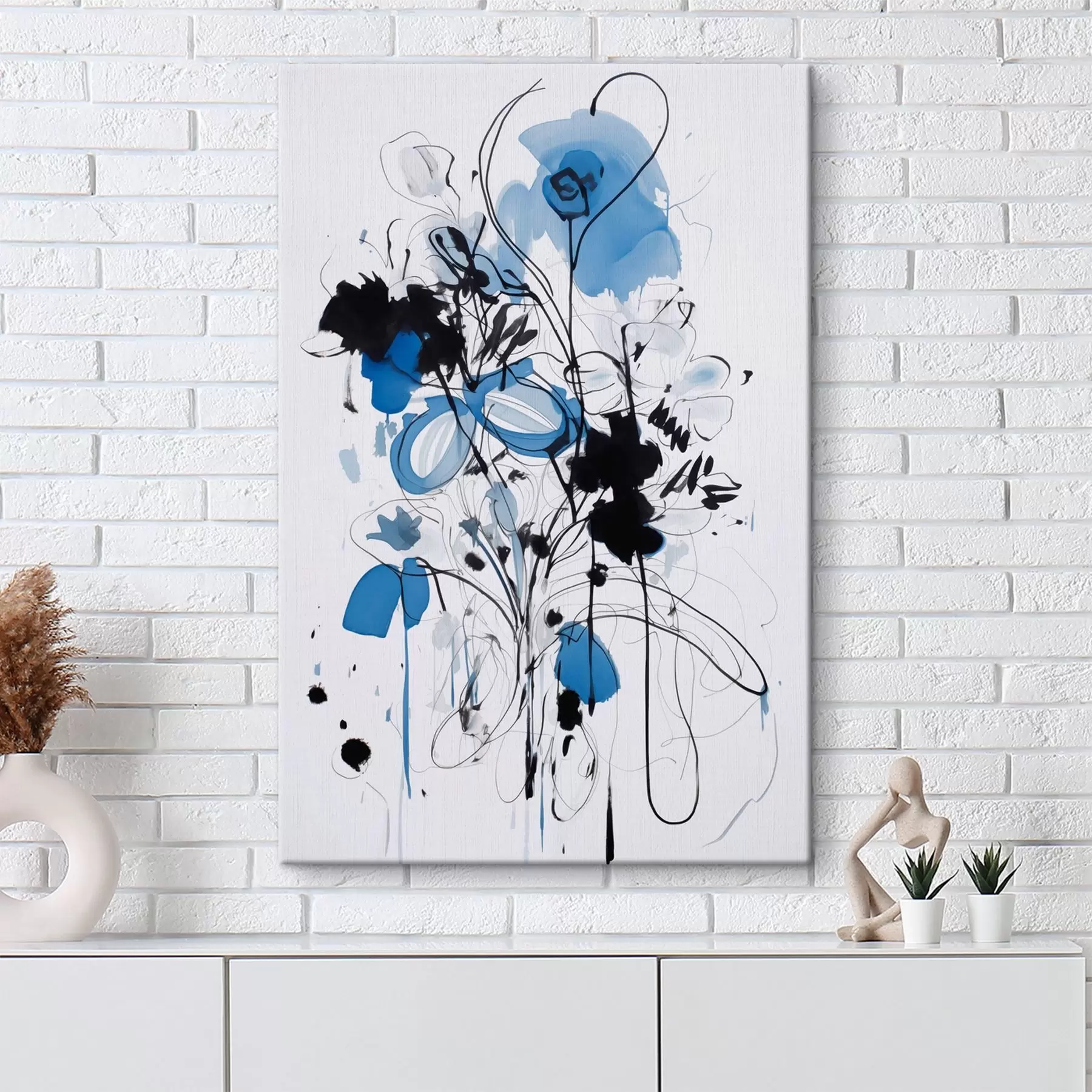  Schilderijen Abstractie met vlekken s47490