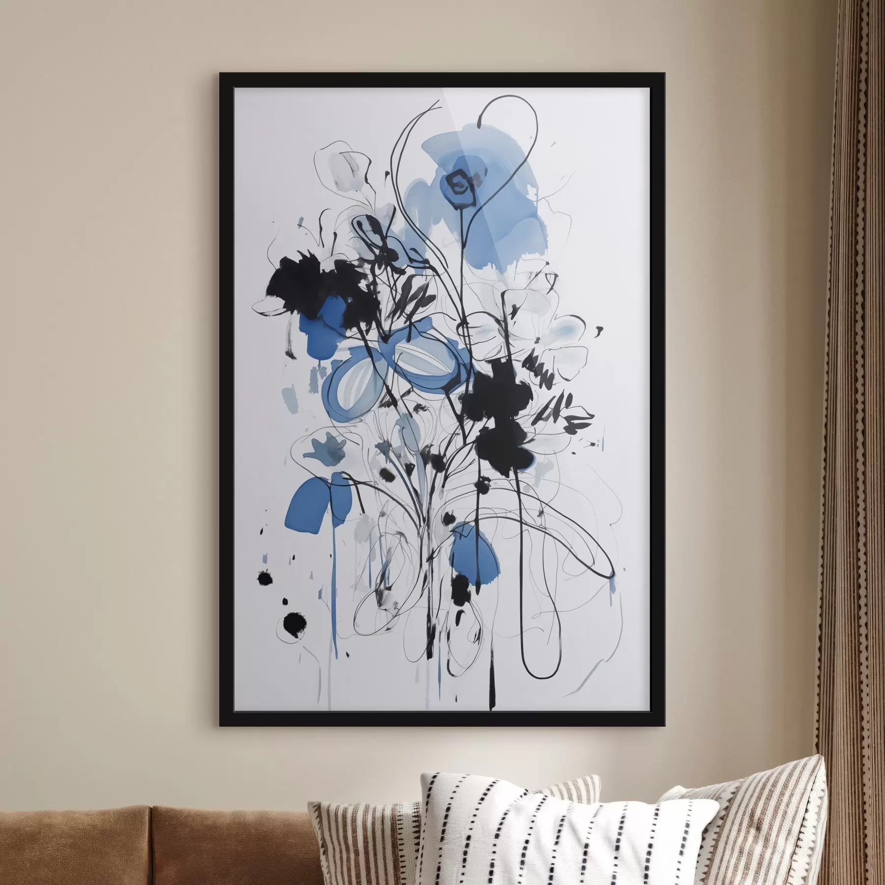 Papier peint photo Abstraction avec des taches f47490