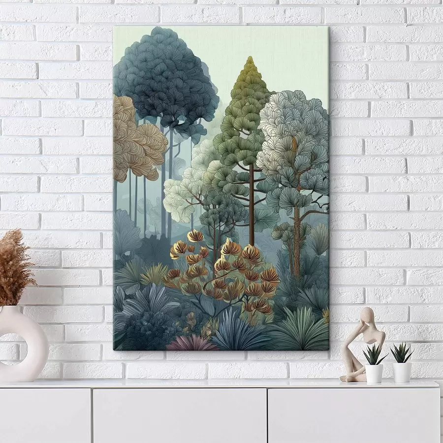  Peintures Diversité des plantes dans la forêt s47106