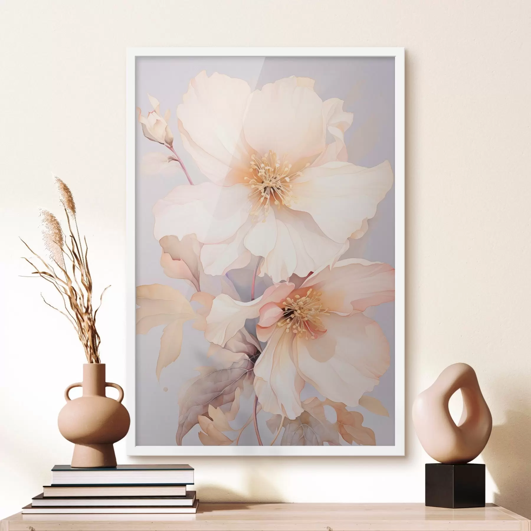 Papier peint photo Grande fleur abstraite f47113