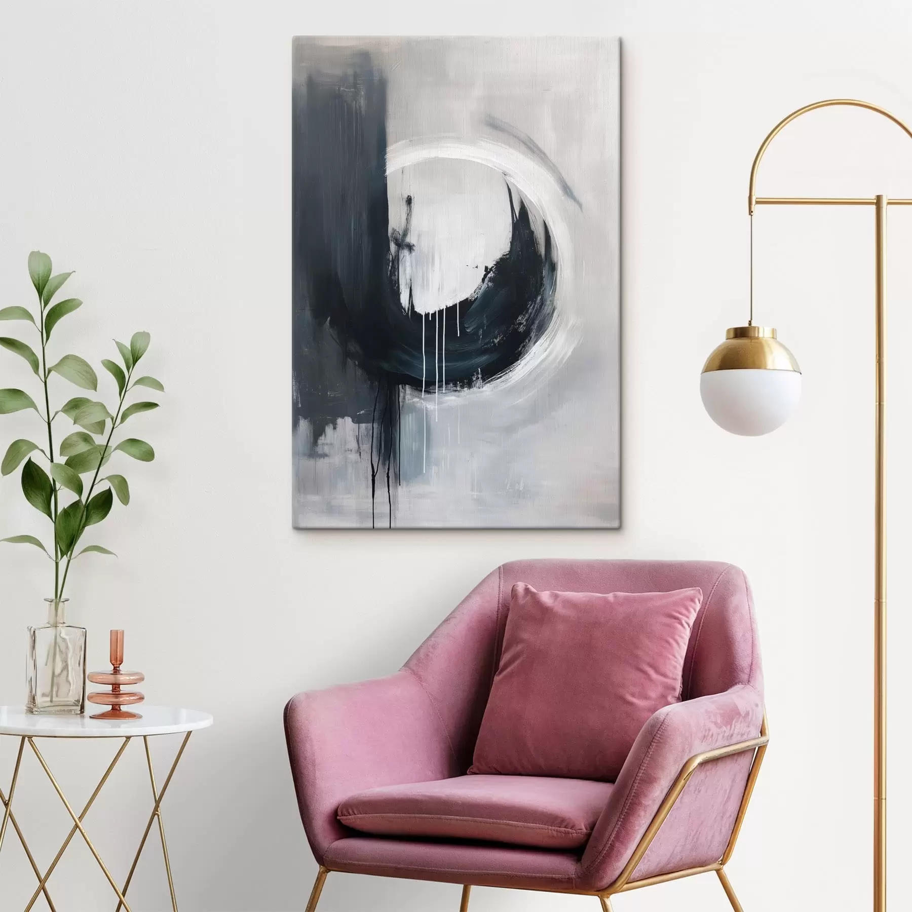  Peintures Cercle abstrait s47464