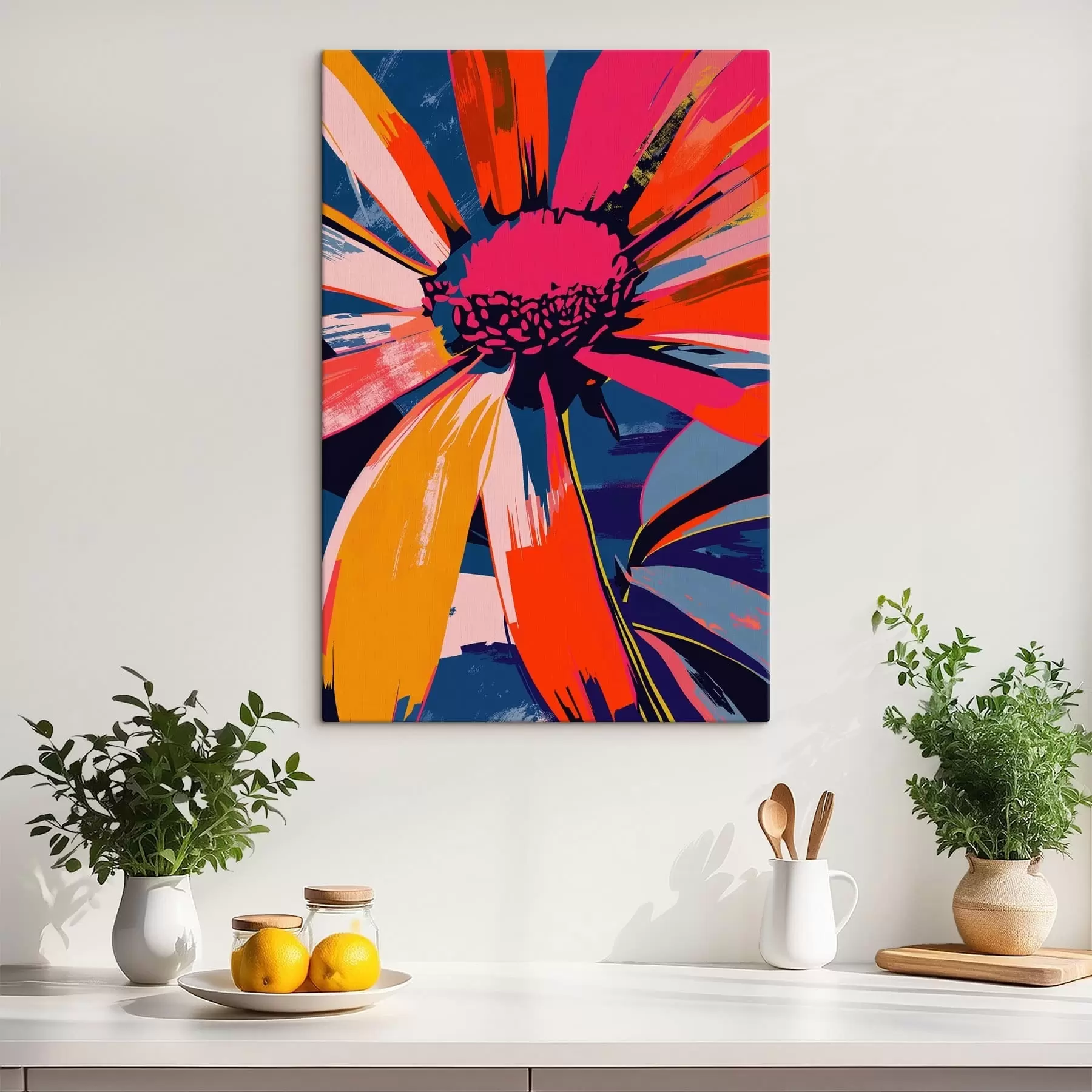  Schilderijen Kleurrijke madelief s47472