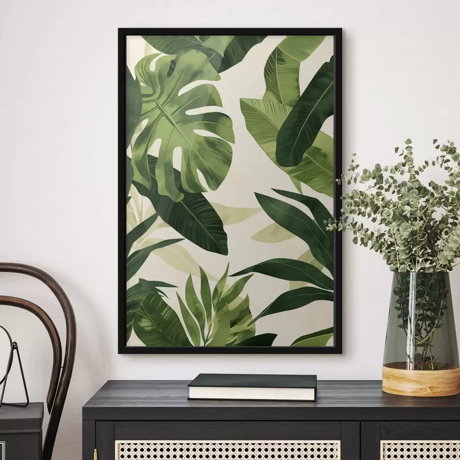 Papier peint photo Feuilles délicates f47456