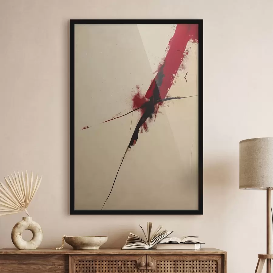 Papier peint photo Accent rouge f47461