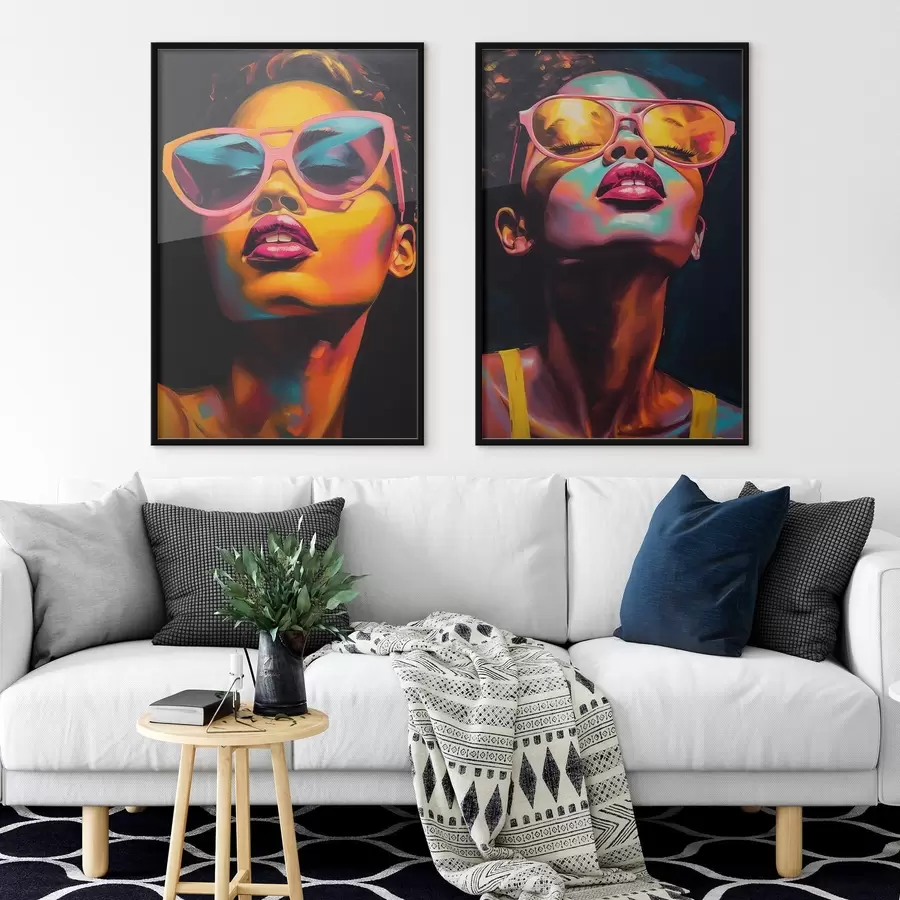 Papier peint photo Portraits en peinture d00581