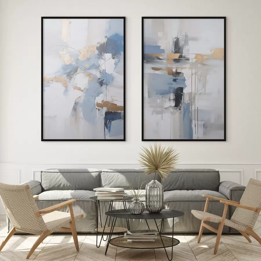 Papier peint photo Abstraction moderne imitation de la peinture d00588