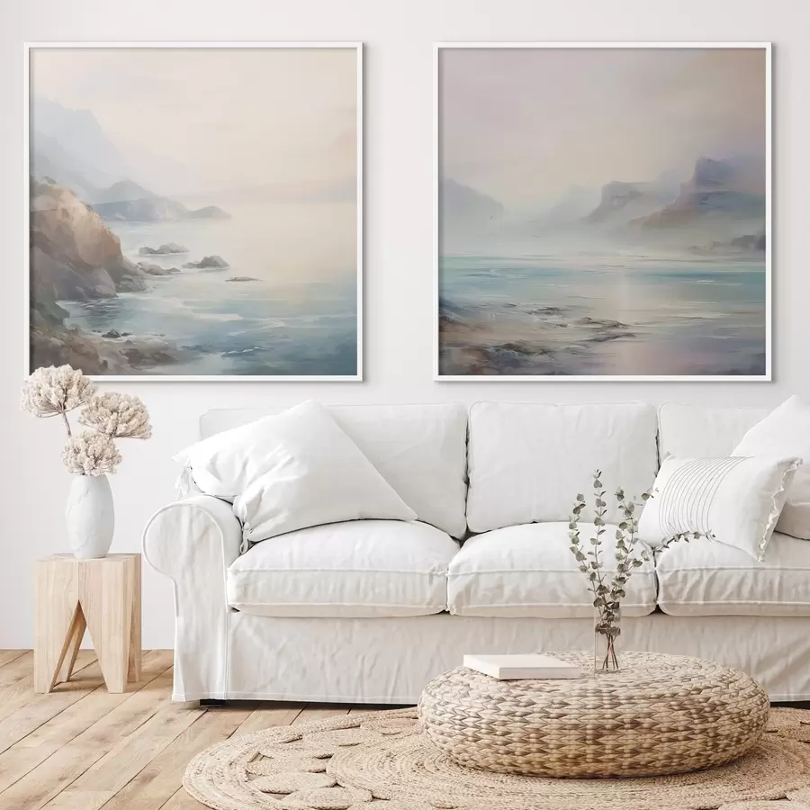 Papier peint photo Peinture d'imitation de lac d00589