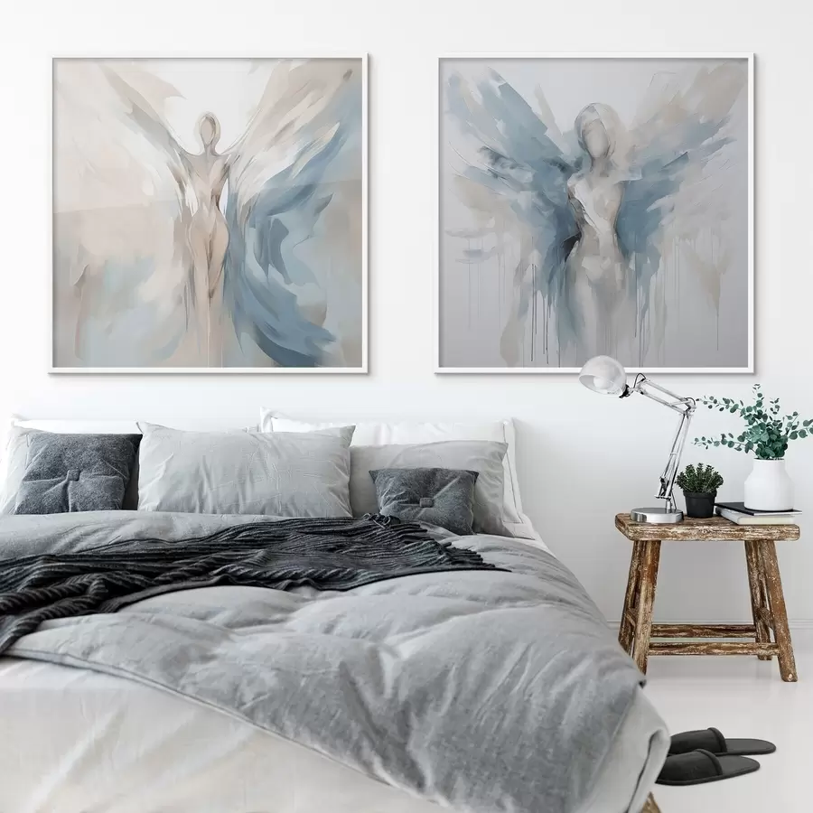 Papier peint photo Ange abstrait d00593