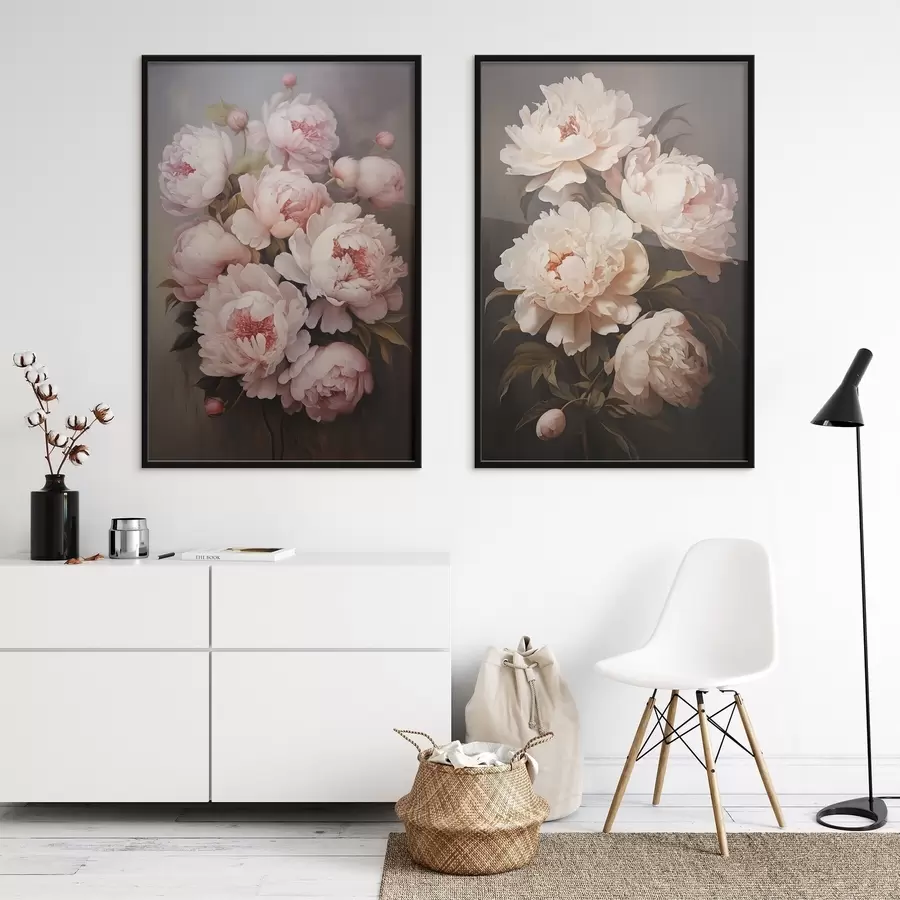 Papier peint photo Pivoines délicates d00598