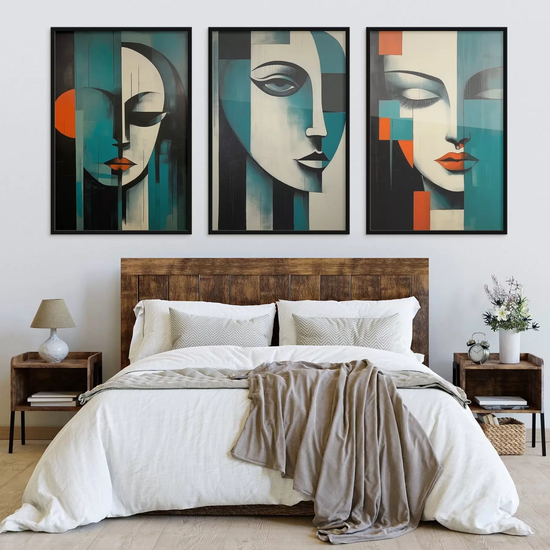 Papier peint photo Portraits féminins abstraits d00621