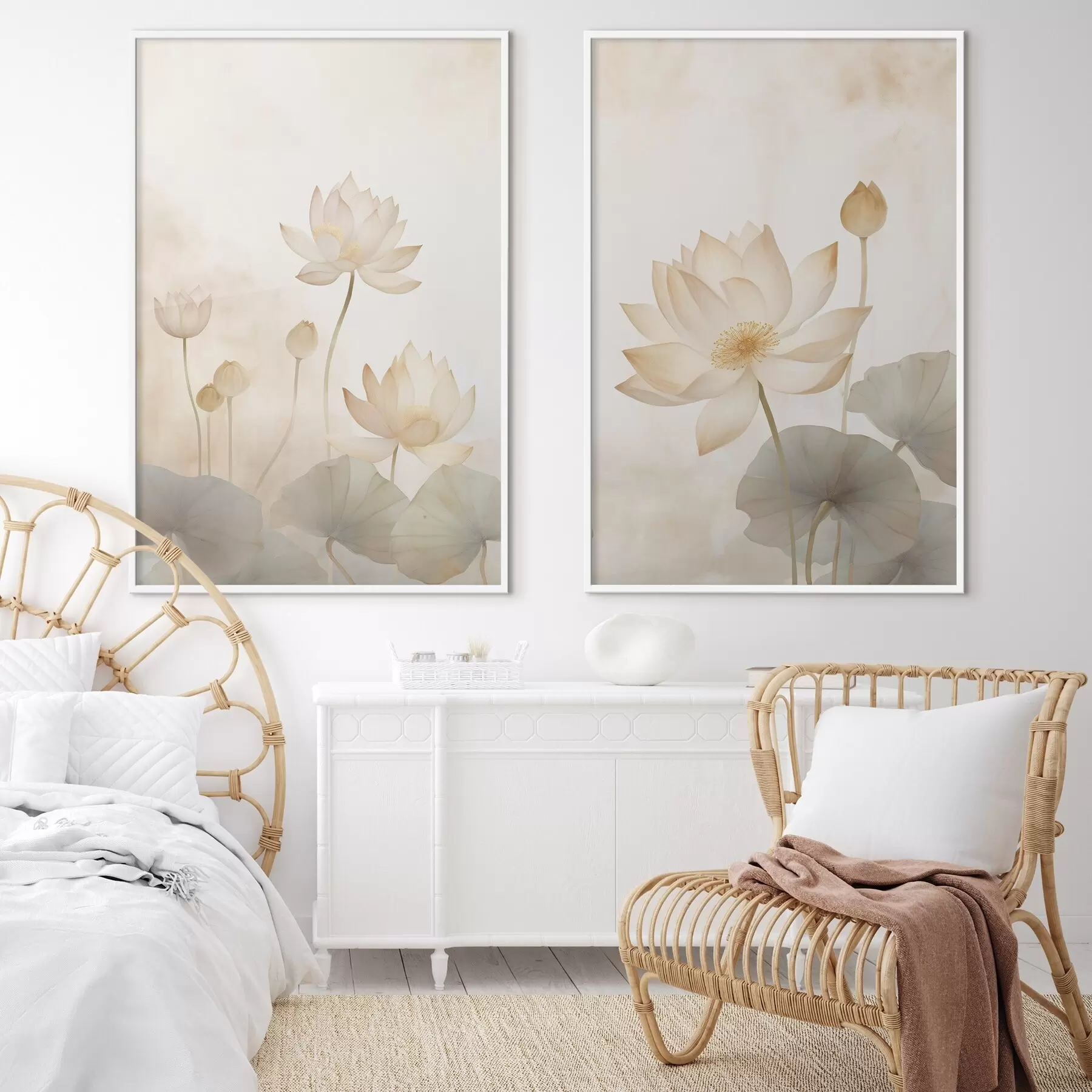 Papier peint photo Fleurs de lotus d00668