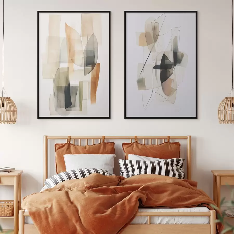 Papier peint photo Abstraction taches imitation aquarelle d00674