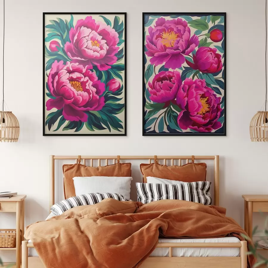 Papier peint photo Pivoines d00727