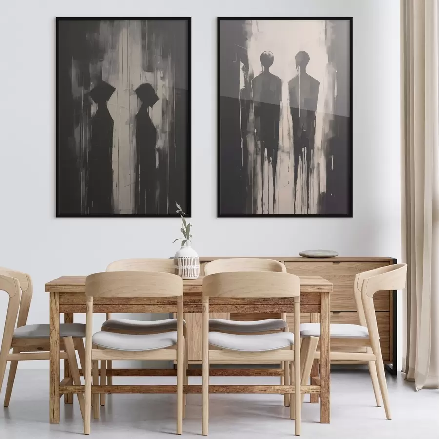Papier peint photo Silhouettes de personnes d00730