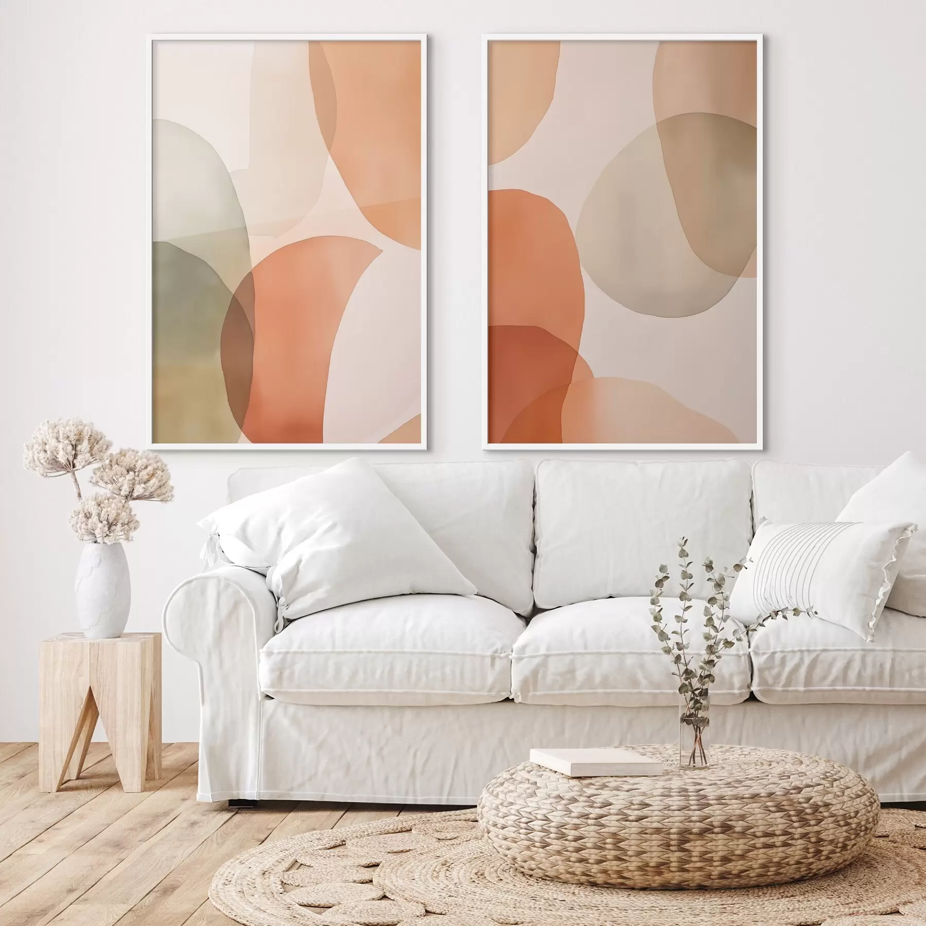 Papier peint photo Cercles abstraits colorés d00731