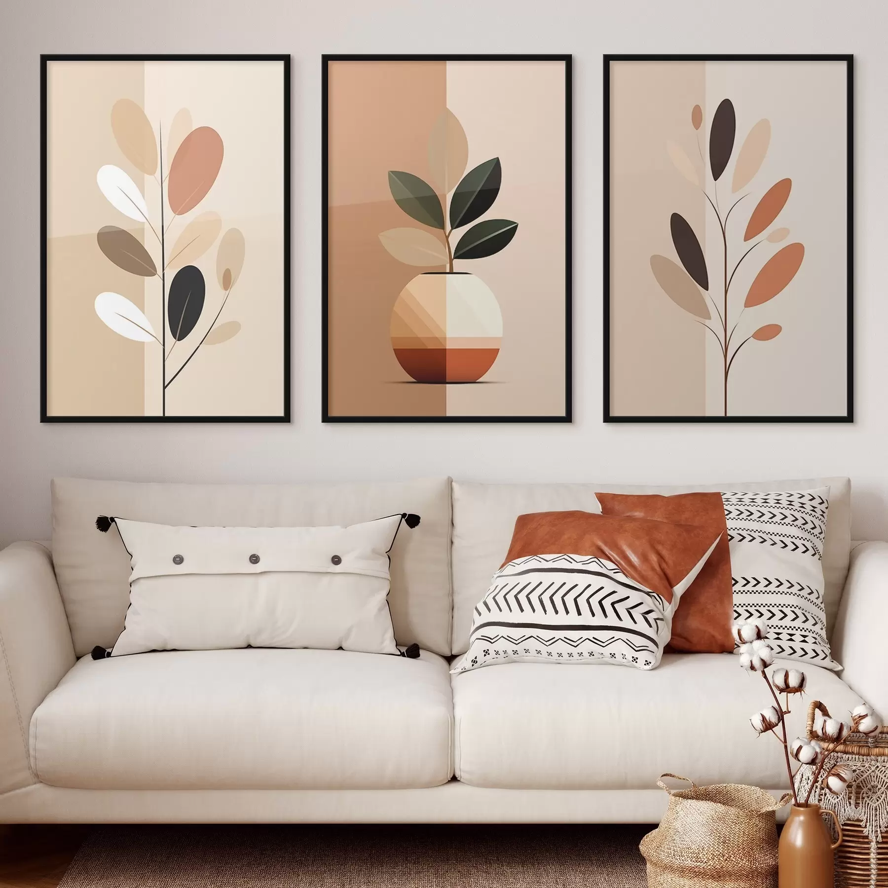 Papier peint photo Branches abstraites d00759