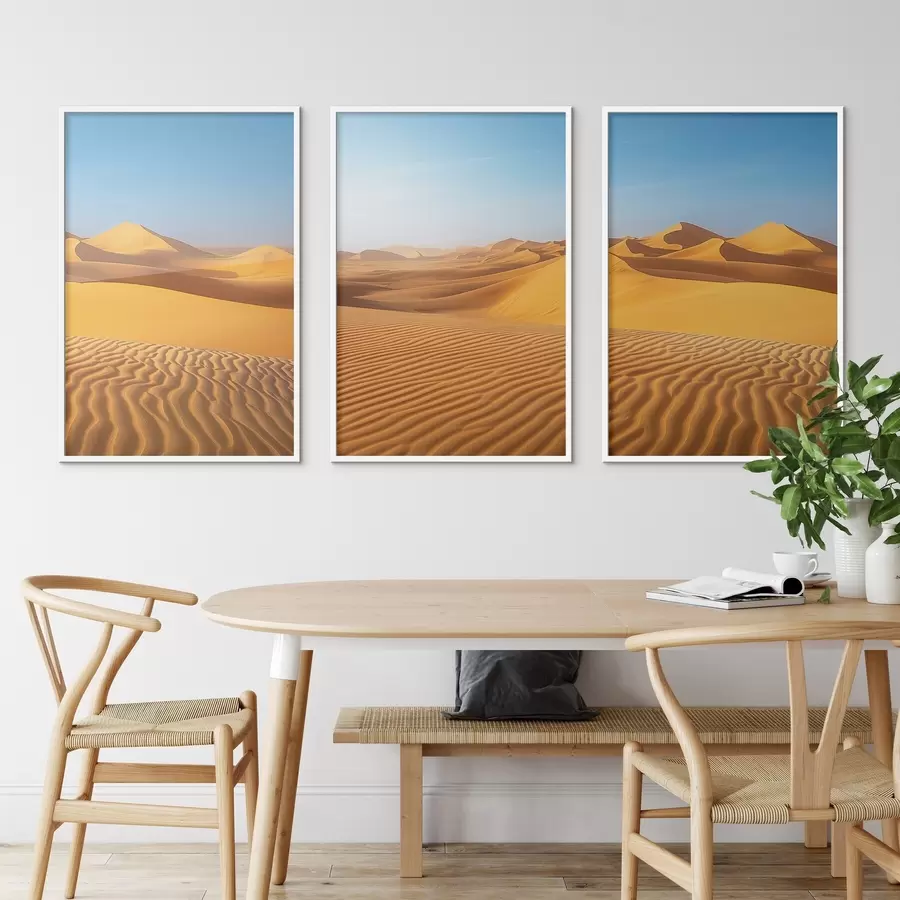 Papier peint photo Ciel bleu dans le désert d00786