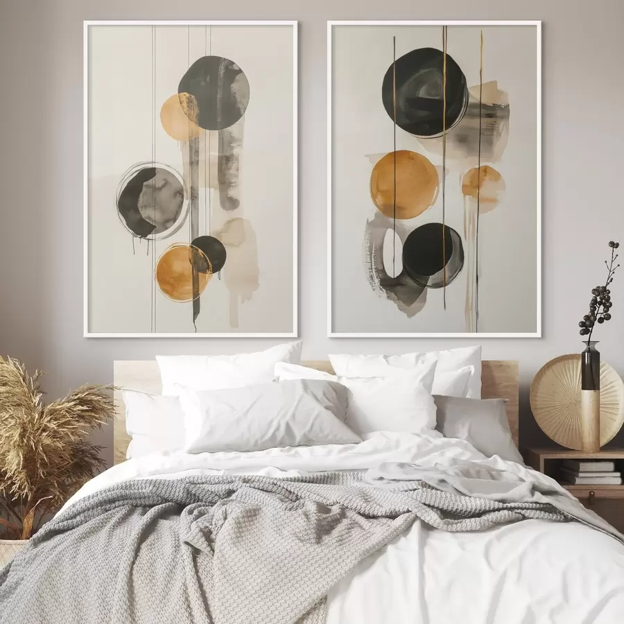 Papier peint photo Cercles abstraits d00717