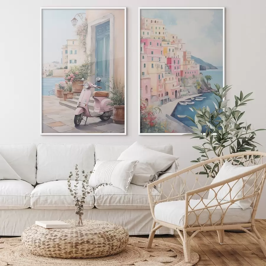 Papier peint photo Ville maritime d00794