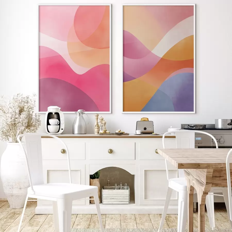 Papier peint photo Vagues abstraites d00807